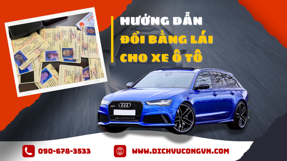 Đổi bằng lái xe ô tô Bình Định uy tín, nhanh, rẻ